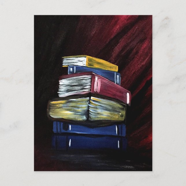 Carte Postale Livres De Connaissances (Devant)