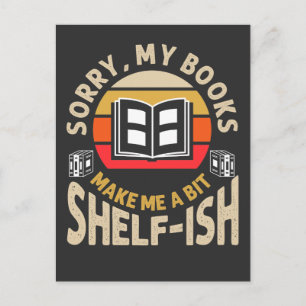 Carte Postale Livres Make Me Shelfish Librairie Livre Nerd