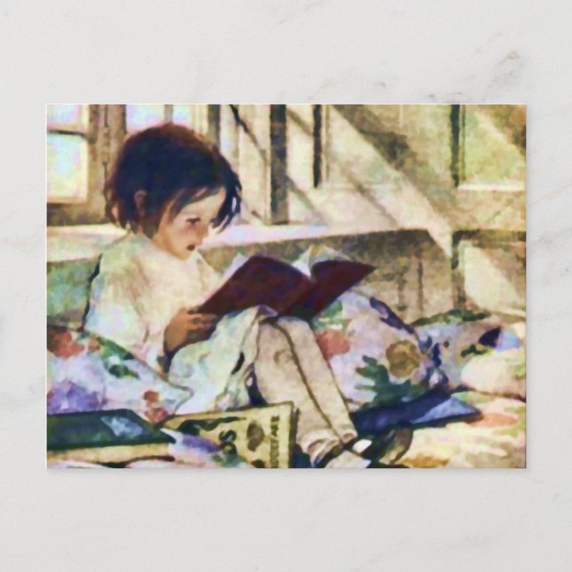 Carte Postale Livres photos en hiver (Devant)