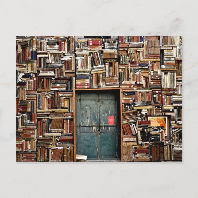 Carte Postale Livres porte (Devant)
