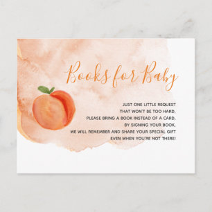 Carte Postale Livres Sweet Little Peach pour bébé