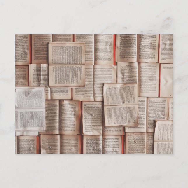 Carte Postale Livres vintages (Devant)