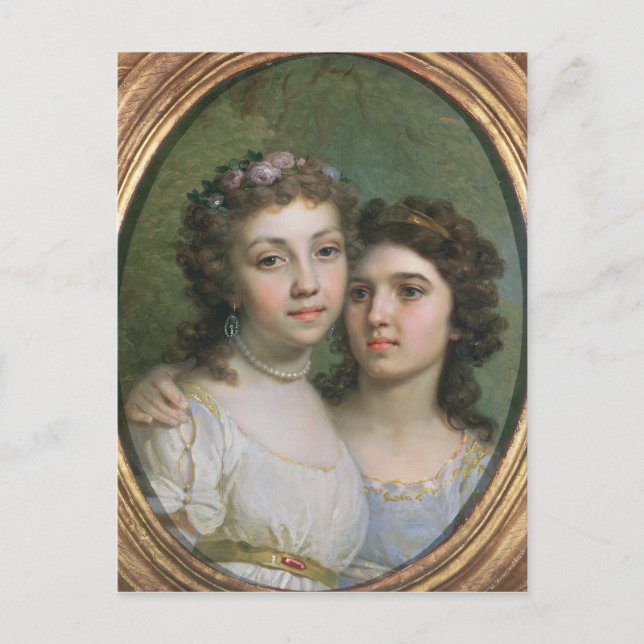 Carte Postale Lizanka et Dashenka, 1784 (Devant)