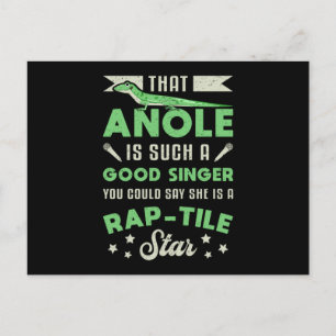 Carte Postale Lizard Reptile Gecko Animal Reptiles Drôle Cadeau