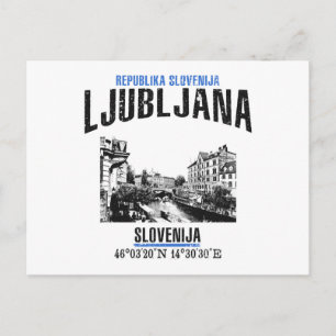 Carte Postale Ljubljana