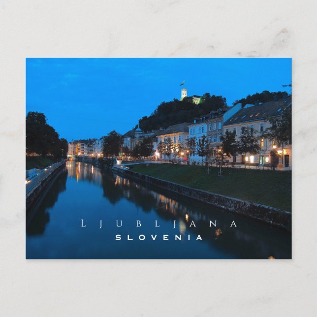 Carte Postale Ljubljana, Slovénie (Devant)