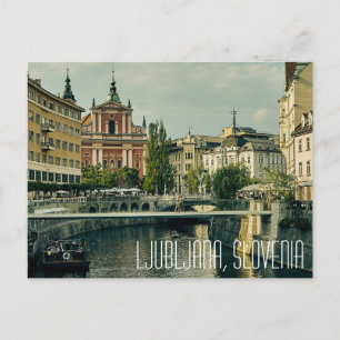 Carte Postale Ljubljana, Slovénie belle ville carré