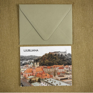 Carte Postale Ljubljana Slovénie City View