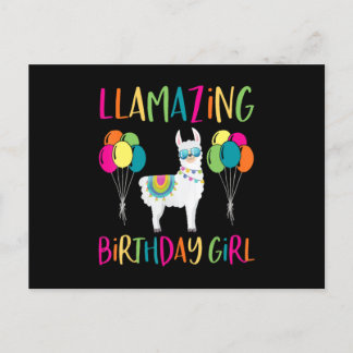 Carte Postale Llama Party Alpaca