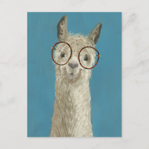 Carte Postale Llama Spécifications - Lunettes rondes