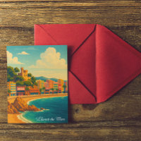 Lloret de Mar Espagne Art Vintage voyage