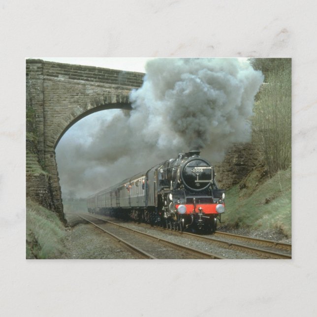 Carte Postale LMS Classe 5 explose le long du Settle & Carlisle  (Devant)