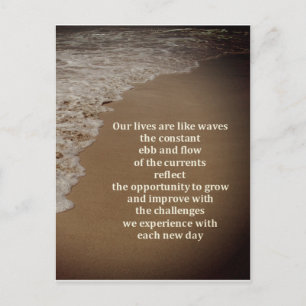 Carte Postale L'obéissance et le flux de vie