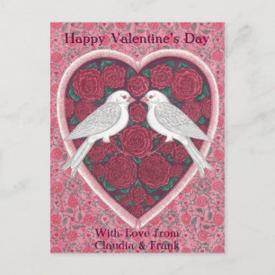 Carte postale Lobirds Valentine