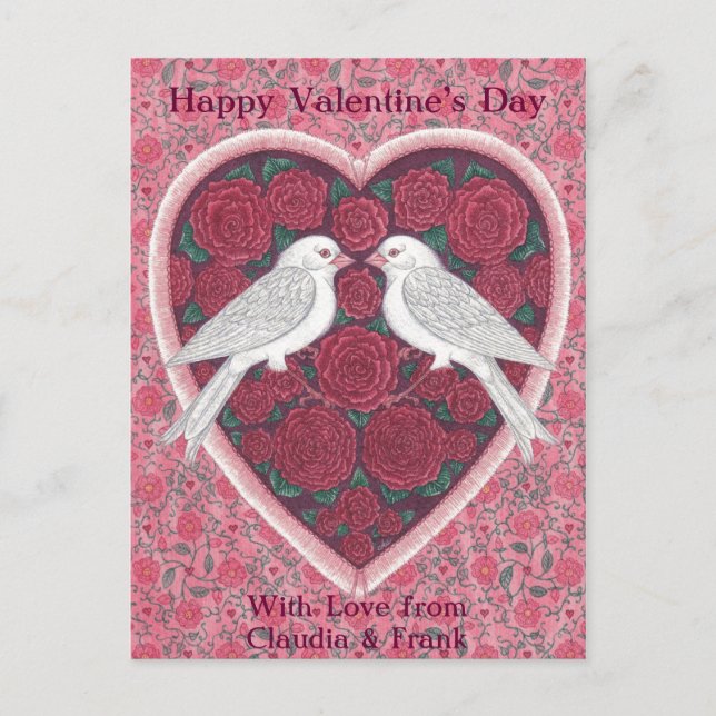 Carte postale Lobirds Valentine (Devant)