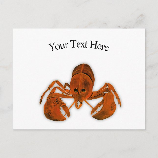 Carte Postale Lobster Postcard (Devant)