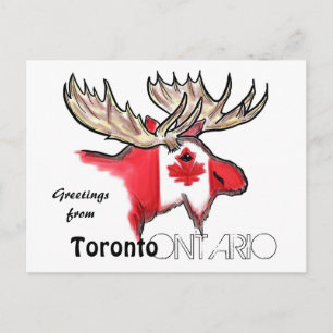 Carte postale locale de Toronto Ontario Canada