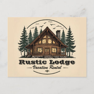 Carte Postale Location de chalet rustique