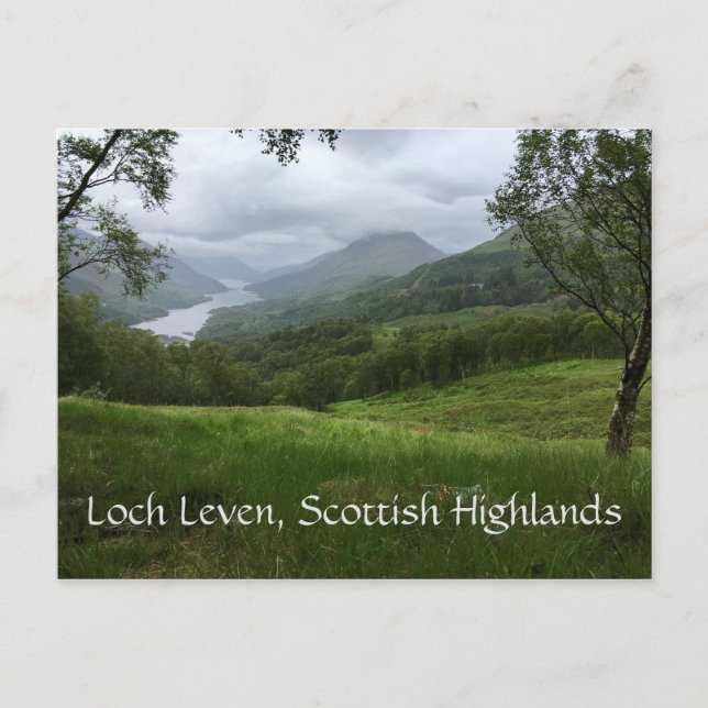 Carte Postale Loch Leven Vista, Côte Ouest des Highlands écossai (Devant)