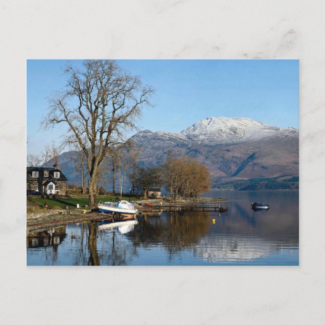 Carte Postale Loch Lomond, centre de l'Écosse (Devant)
