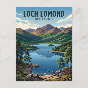 Carte Postale Loch Lomond Écosse