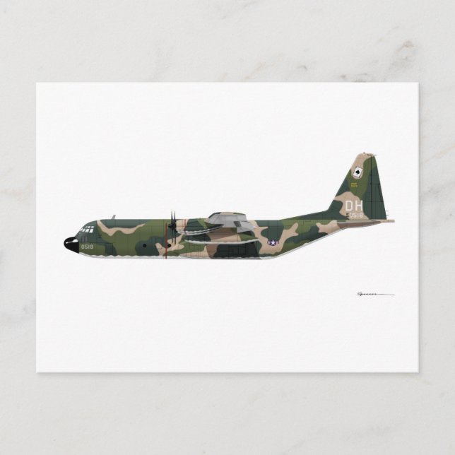 Carte Postale Lockheed C-130 Hercules Vietnam (Devant)