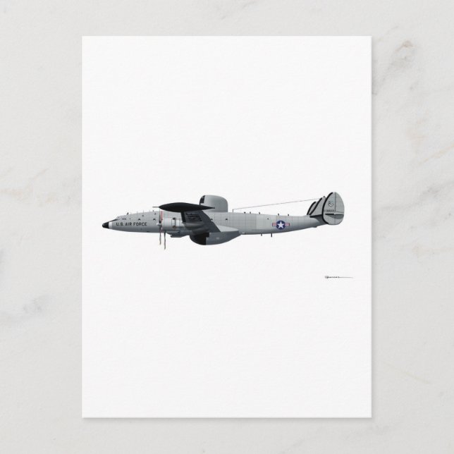 Carte Postale Lockheed EC-121 Avertissement Star "Triple Nickel" (Devant)