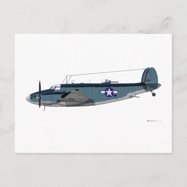 Carte Postale Lockheed PV-1 Ventura (Devant)