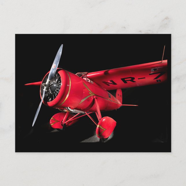 Carte Postale Lockheed Vega 5B, Amelia Earhart (Devant)