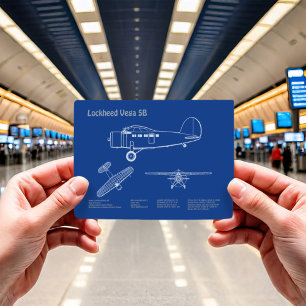 Carte Postale Lockheed Vega 5B - Plans d'avion AD