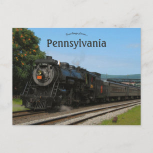 Carte Postale Locomotive à Scranton Pennsylvanie