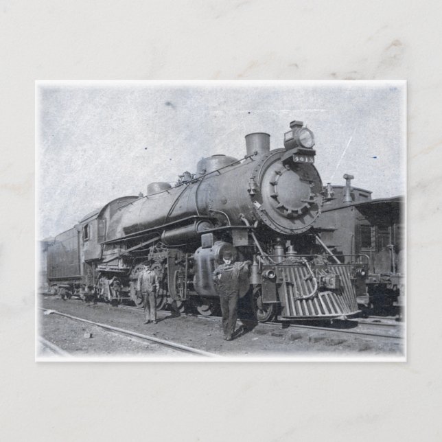 Carte Postale Locomotive à vapeur B & O 4013 (Devant)