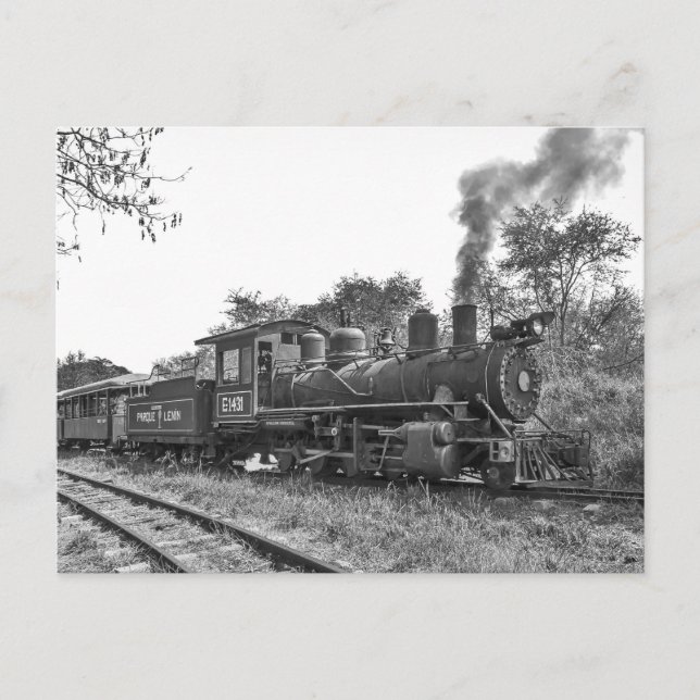 Carte Postale Locomotive à vapeur de Baldwin 1431, Cuba (Devant)