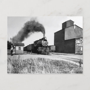Carte Postale Locomotive à vapeur vintage Pure Americana Photo P
