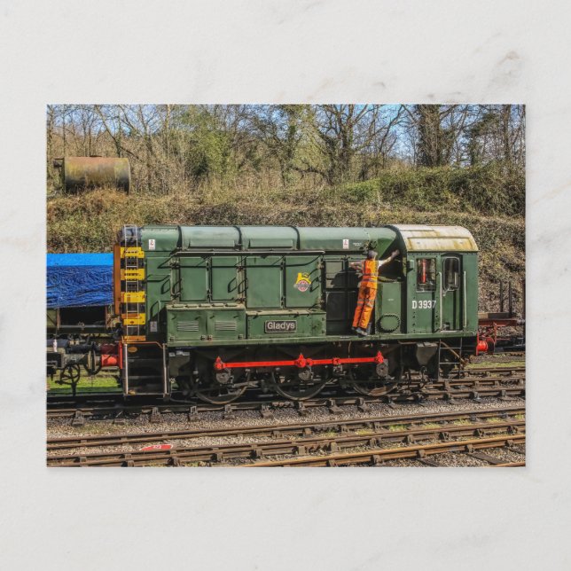 Carte postale Locomotive Diesel (Devant)