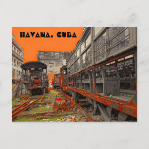 Carte Postale Locomotives et chariots à moteur vieilles à La Hav