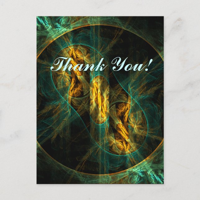 Carte postale L'oeil de la Jungle Merci (Devant)