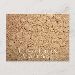 Carte Postale Loess Dirt, Loess Hills State Forest, Iowa