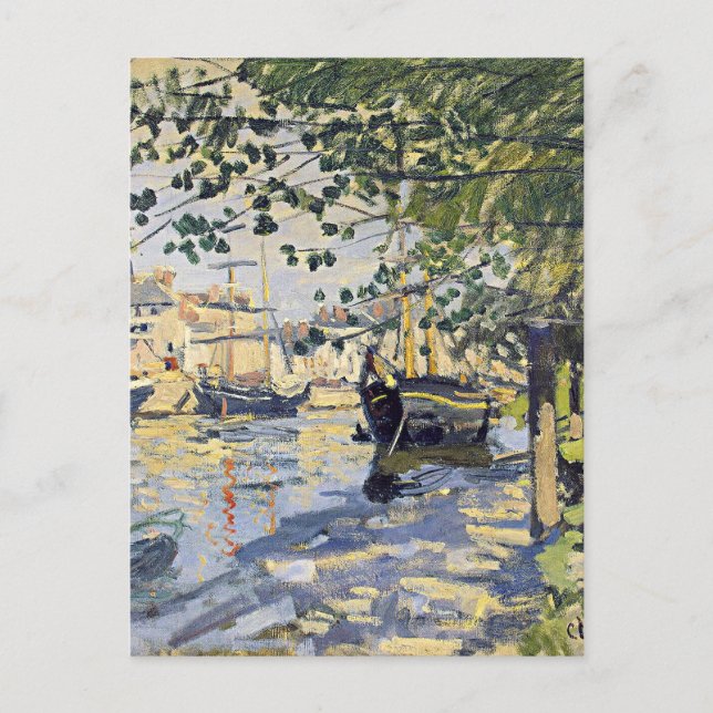 Carte Postale L'œuvre de Monet, la Seine à Rouen, (Devant)