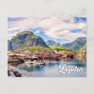 Carte Postale Lofoten à couper le souffle, Norvège