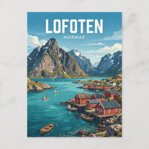 Carte Postale Lofoten Norvège