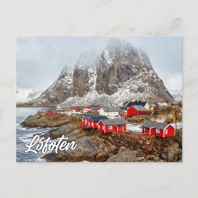 Carte Postale Lofoten, Norvège (Devant)