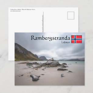 Carte Postale Lofoten Ramberg Beach