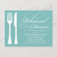 LOGICIEL BLEU | REHEARSAL DÎNER INVITATION