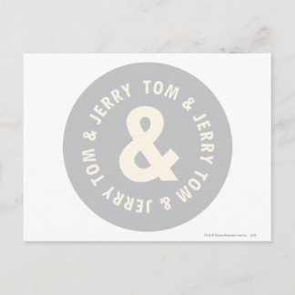 Carte Postale Logo 1 Tom et Jerry Round