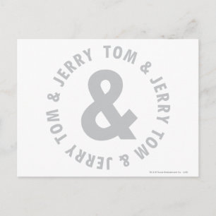 Carte Postale Logo 2 Tom et Jerry Round