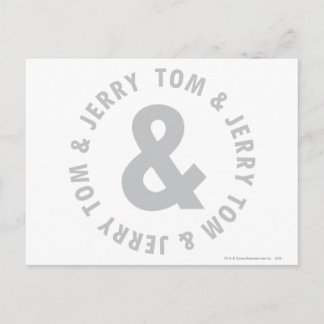 Carte Postale Logo 2 Tom et Jerry Round