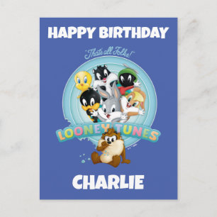 Carte Postale Logo Baby LOONEY TUNES™   C'est fini les amis