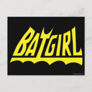 Carte Postale Logo Batgirl