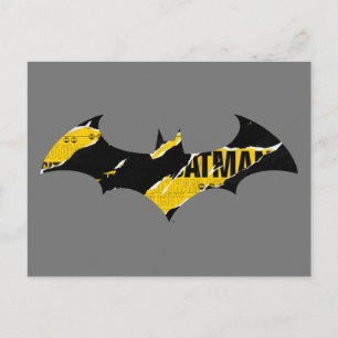 Carte postale Logo Batman de bande de prudence